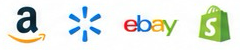 Amazon, Walmart, eBay y Shopify