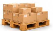 Pallet con cajas